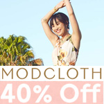 ModCloth Promo Code - up to 40% OFF