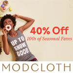 ModCloth Promo Code - 40% OFF