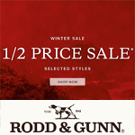 Rodd&Gunn Discount Code - 1/2 Price SALE
