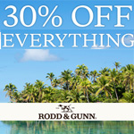 Rodd&Gunn Discount Code - 30% off site wide