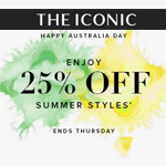 The Iconic Voucher Code– 25% Off Summer Styles